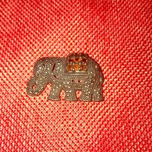 Vintage elephant brooch